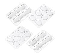 Lahviuu Silicone Tambour Amortisseur Gel,16 Pcs Gels Amortisseurs de Tambour Drum Silencieux Tampons Effacer Tambour Amortisseurs Pads,pour Le Contrôle de Tonalité