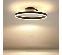 LAI HO Modern LED Ceiling Light,Dimmable Rings Ceiling Lamp with Remote Control, Flush Mount Ceiling Pendant Light Fixture for Living Room Bedroom Dinning Room Kitchen