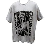 Laibach T Shirt Industrial Rock Metal Punk Band Graphic Printed Tee Grey S