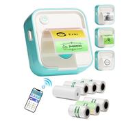 LAIBEAR Mini imprimante d'étiquettes, imprimante thermique portable compatible avec iOS et Android, fabricant d'autocollants pour école, maison, bureau, photos, notes