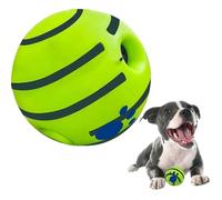 LAIBUY Balle couineuse interactive pour chien, jouet interactif de 11 cm, mouvement automatique, innovant et amusant, soulage l'anxiété ou l'exercice d'entraînement (vert)