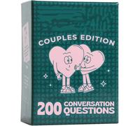 LAIBUY Cartes de conversation - Jeu de cartes pour couple pour rendez-vous amoureux et aventures de voyage | Excellent cadeau pour les couples - 200 questions et 2 cartes joker