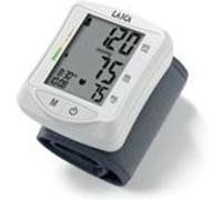 Laica tensiomètre automatique pour le poignet BM1006W, mesure la tension artérielle et la fréquence du pouls Gris/Blanc