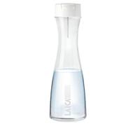 Bouteille filtrante instantanée en verre, capacité de 1,1 litre