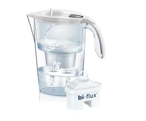 Laica Carafe filtrante Stream Line J31-AF, capacité Totale 2,30L, Couleur Blanc