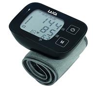 LAICA Compteur de pression de poignet automatique - 120 mémoires (30 x 4 utilisateurs), détection systolique, diastolique et arythmie, classification OMS, étui et piles incluses - noir