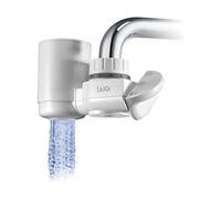 Laica RK50A Venise Système de filtration d'eau pour robinet, adaptateurs inclus, eau filtrée de qualité, jusqu'à 900 L, comprend 1 filtre à eau HYDROSMART + bouteille en acier inoxydable de 0,5 l