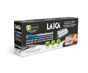 Laica TR2000 Rouleaux sous vide pour cuisson sous vide et conservation des aliments, plastique
