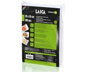 LAICA VT35012 - Pack de 100 Sachets pour Machine à Emballer Sous Vide, 20x28cm