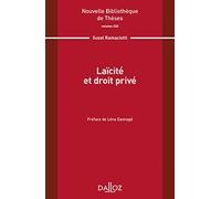 Laïcité et droit privé - Volume 220