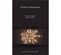 Laïcité et humanisme - Charles Le Blanc - Pu De L'universite D'ottawa - broché - Essai