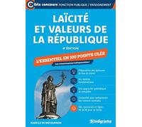Laïcité et valeurs de la République L'essentiel en 100 points clés - Isabelle de Mecquenem - Studyrama Eds - broché - Scolaire / Universitaire