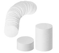 Laicky Lot de 800 filtres à café ronds en papier compatibles avec les machines à café Aerobie Aeropress et expresso jetables (blanc)