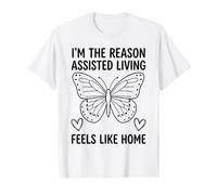 L'aide à la Vie Autonome se Sent comme chez soi | AIDANT du CNA T-Shirt