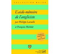 L'aide-mémoire de l'angliciste