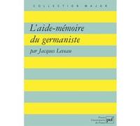 L'aide-mémoire du germaniste