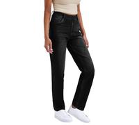 LaiEr Jeans de Yoga à Haute élasticité pour Femmes,Pull on Pantalons de Fitness avec Poches Pantalons à Coupe Bootcut Micro Doux et Confortables,Adaptés aux Sports et de Yoga de Fitness.(DarkGrisM)