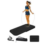 LaiEr Lot de 2 tapis de protection antidérapants pour genoux - Absorption des chocs - Pour exercices de fitness, de gym à domicile（140cm*62cm*8mm+61cm*41cm*8mm）