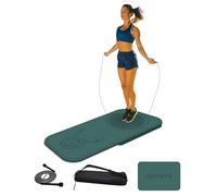 LaiEr Lot de 2 tapis de protection antidérapants pour genoux - Absorption des chocs - Pour exercices de fitness, de gym à domicile(140cm*62cm*8mm+61cm*41cm*8mm)