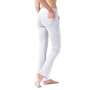 LaiEr Pantalons de Yoga pour Femmes, Pantalons de Fitness, Pantalons Décontractés à la Maison à Quatre Poches, Leggings Élastiques Taille Haute,Pantalons de Travail, Pantalons Évasés,Blanc,XXXL