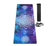 LaiEr Tapis de yoga antidérapant respectueux de l'environnement avec sangle de transport, épais tapis d'exercice et d'entraînement pour yoga, pilates et fitness (183 cm x 61 cm x 6 mm)