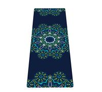 LaiEr Tapis de yoga de voyage portable, tapis d'entraînement léger et pliable - Idéal pour le yoga, le pilates, le bikram, les étirements, l'entraînement et l'exercice (183 cm x 61 cm x 1.5 mm)