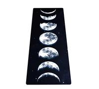 LaiEr Tapis de yoga de voyage portable, tapis d'entraînement léger et pliable - Idéal pour le yoga, le pilates, le bikram, les étirements, l'entraînement et l'exercice (183 cm x 61 cm x 1.5 mm)