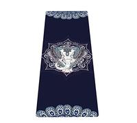 LaiEr Tapis de yoga de voyage portable, tapis d'entraînement léger et pliable - Idéal pour le yoga, le pilates, le bikram, les étirements, l'entraînement et l'exercice (183 cm x 61 cm x 1.5 mm)