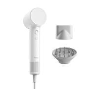 Laifen Air Sèche-Cheveux, 280 g Léger, Jusqu'à 15× Plus Rapide, Blanc Perle | Diffuseur & Lisseur, 200M Ions, 110k Rpm, 60dB, 2 Vit. & 5 Temp., Séchage 3min, Mode Enfant, Voyage.