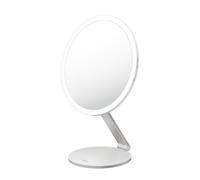 Laifen Glowy Mirror avec Lumière, 3 Couleurs & 6 Niveaux, Pliable, Blanc | Rendu des couleurs Ra98, éclairage à 360°, 6 niveaux de luminosité, éclairage automatique, pied réglable, auto de 36 jours