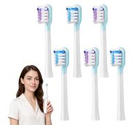 Laifen Lot de 6 têtes de brosse à dents de rechange pour adultes, compatibles avec la brosse à dents électrique Laifen