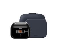 Laifen P3 Bundle Rasoir Électrique à Grille à 3 Lames avec Accessoires,Noir | Moteurs Linéaires 2x12k Coupes/Min, Rasage Sec/Humide, Lame 0,055mm, Batterie 100min, USB-C, IPX7.
