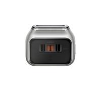 Laifen P3 Pro Rasoir Électrique Moteur Linéaire Breveté 12 000 CPM, Fenêtre sur Moteur, Autonomie de 100 Minutes, Charge 3 Min pour 7 Min, Usage à Sec et sous l'Eau, Idéal pour Voyages (Argent)