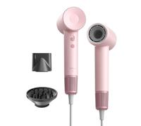 Laifen SE Sèche Cheveux, 105.000 tr/min, 21 m/s, 200 Millions d'ions, Rose | Diffuseur et buse lissante magnétiques, régul. therm. 50x/s, 59 dB, 2 vit./4 temp., anneau LED couleur, 407 g de voyage.