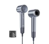 Laifen Swift Sèche-cheveux 200M d'Ions Négatifs Moteur Brushless 110 000 tr/min Séchage Rapide Contrôle Intelligent de Température avec Buse Magnétique Bruit Réduit Cheveux Bouclés ou Lisses (Argent)