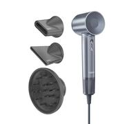 Laifen Swift Special Sèche-Cheveux, Sèche-cheveux Ionique Haute Vitesse (200M Ions) Avec Moteur Sans Balais 110 000 tr/Min pour SéChage Rapide, Faible Bruit, Incluant Buse MagnéTique(Argenté)
