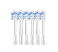 Laifen Cushioned Toothbrush Heads Lot de 6 brosses, Version 2025 - Têtes de rechange compatibles avec la brosse à dents électrique Wave/Wave Special (Super propre)