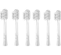 Laifen Tête de rechange pour brosse à dents souple avec protection des gencives - 6 pièces