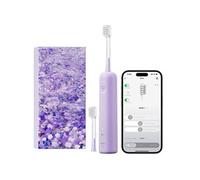 Laifen Wave Brosse à Dents Electrique, Brosse à Dents Sonique Oscillante et Vibrante pour Adultes avec Application, 2 Têtes de Brosse (violet)
