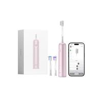 Laifen Wave Brosse À Dents Électrique Sonique Pionnière 60° Oscillation Vibration Autonomie de 45 Jours 3 Têtes de Brosse Étanchéité IPX7 Acceptée par l’ADA pour Voyages (Alliage d’aluminium rose)