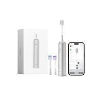 Laifen Wave Brosse à dents électrique sonique pour adultes, oscillation et vibration, 3 têtes de brosse, étanche IPX7, rechargeable, aluminium