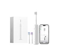 Laifen Wave Brosse à dents électrique, brosse à dents sonique électrique à oscillation et vibration avec 3 têtes de brosse, brosse à dents de voyage rechargeable magnétique étanche IPX7 (ABS blanc)