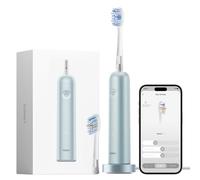 Laifen Wave Pro Brosse À Dents Électrique Technologie WaveMotion, 60° Oscillation 66 000 VPM, 70 Jours d'Autonomie, Capteur de Pression, Charge Sans Fil avec 2 Têtes Pro (Alliage d'aluminium bleu)