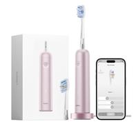Laifen Wave Pro Brosse À Dents Électrique Technologie WaveMotion, 60° Oscillation 66 000 VPM, 70 Jours d'Autonomie, Capteur de Pression, Charge Sans Fil avec 2 Têtes Pro (Alliage d'aluminium rose)