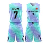 LAIFU Maillot de Basket Enfant Adulte Personnalisé Nom Numéro Logo de l'équipe Ensemble de Basket-Ball