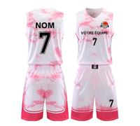 LAIFU Maillots de Basket Enfant personnalisés Nom, numéro, Logo de l'équipe Maillots de Basket Adulte