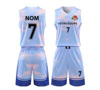 LAIFU Maillots de Basket Enfant personnalisés Nom, numéro, Logo de l'équipe Maillots de Basket Adulte