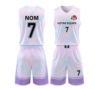 LAIFU Maillots de Basket Enfant personnalisés Nom, numéro, Logo de l'équipe Maillots de Basket Adulte