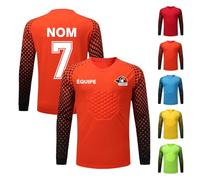 LAIFU Maillots De Gardien De But Personnalisés pour Jeunes Et Adultes, Maillots De Gardien De But Personnalisés avec Votre Nom, Numéro Et Logo D'équipe