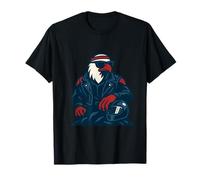 L'aigle américain du Courage et de la détermination des Motards T-Shirt